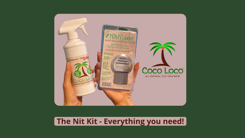 Coco Loco Nit Kit, Coco Loco Lice Treatment Spray, Lice Comb